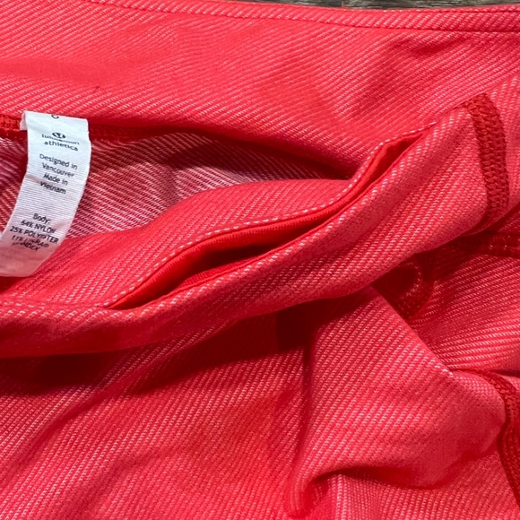 Lululemon P.Y.B. Pant *Denim Love Red Sz 6, Pull On, Medium Rise, Inseam 26" - Picture 7 of 11